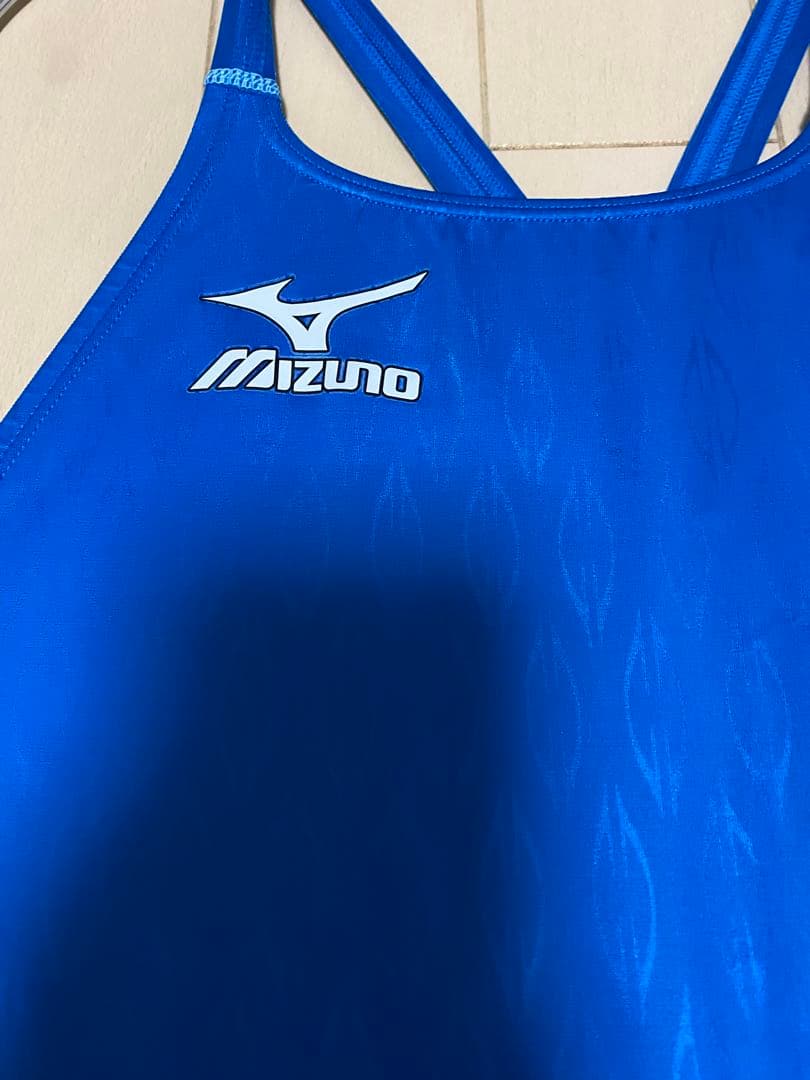 Mizuno スポーツ用水着 青 ストラップタイプ　競泳水着