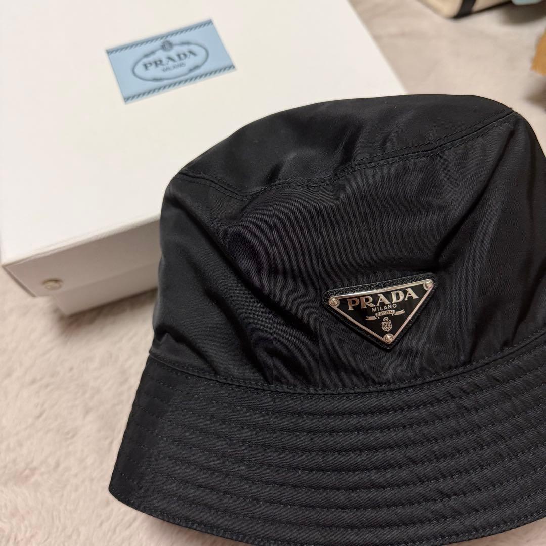 PRADA プラダ バケットハット バケハ Re-Nylon L 正規品