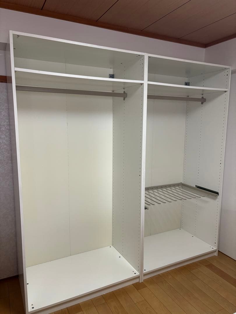 【IKEA】PAXシリーズ(100×201×58)×2 パックス パーツ 扉あり