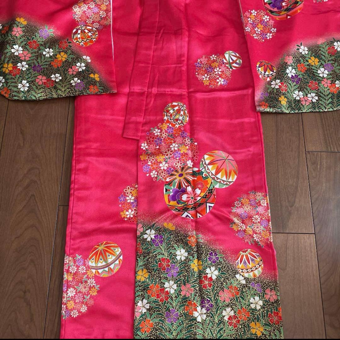 ☆miiiko☆7歳　七五三　着物　結び帯　上げ帯　足袋　髪飾り　セット