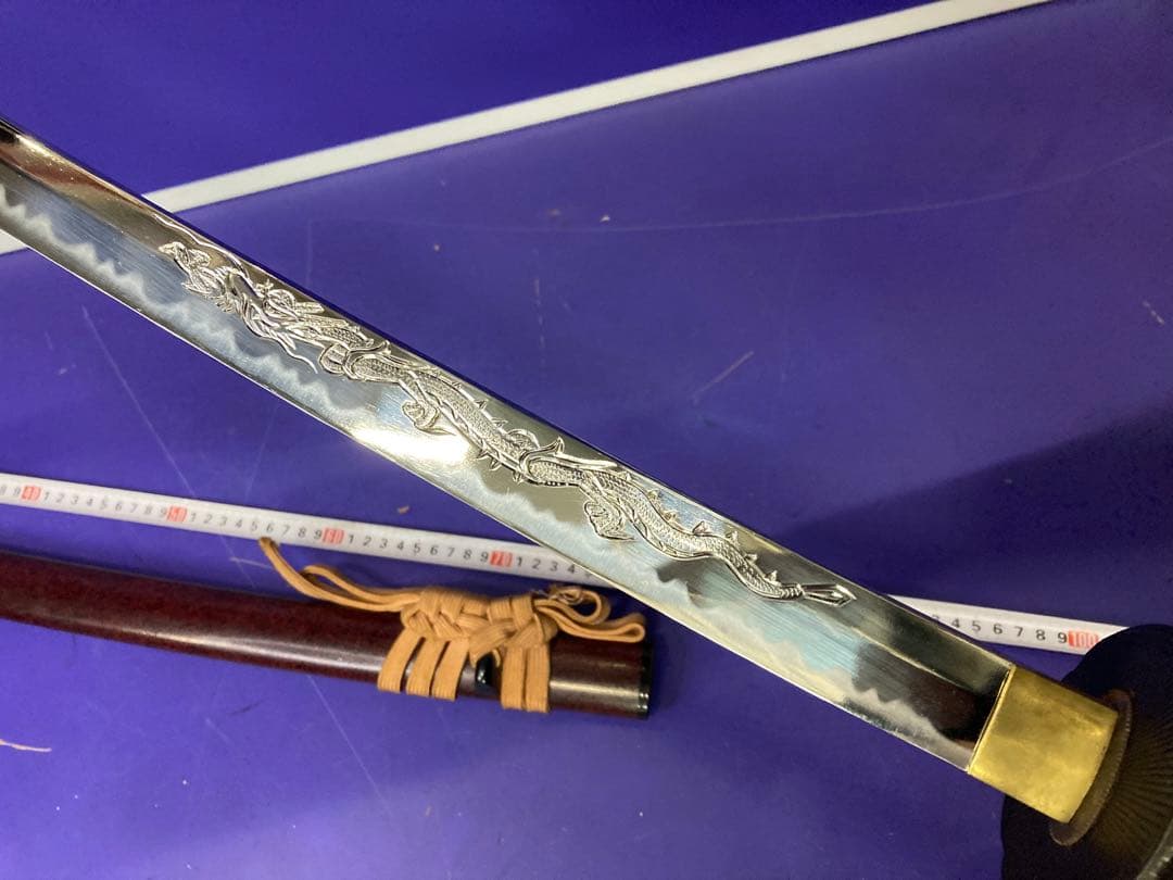 G）模造刀 日本刀 太刀 総長さ約104cm