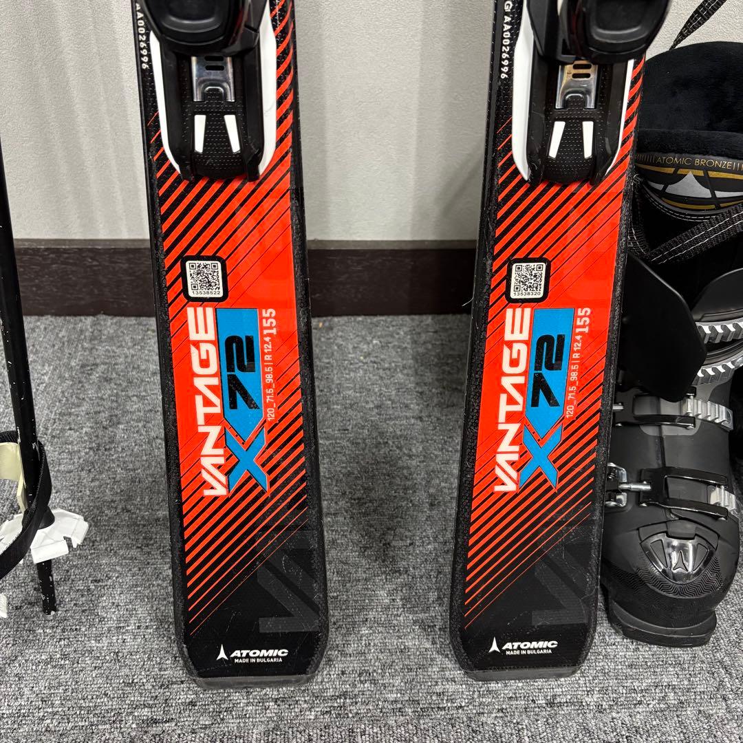 【送料込】ATOMIC アトミック　VANTAGE X72 155cm セット