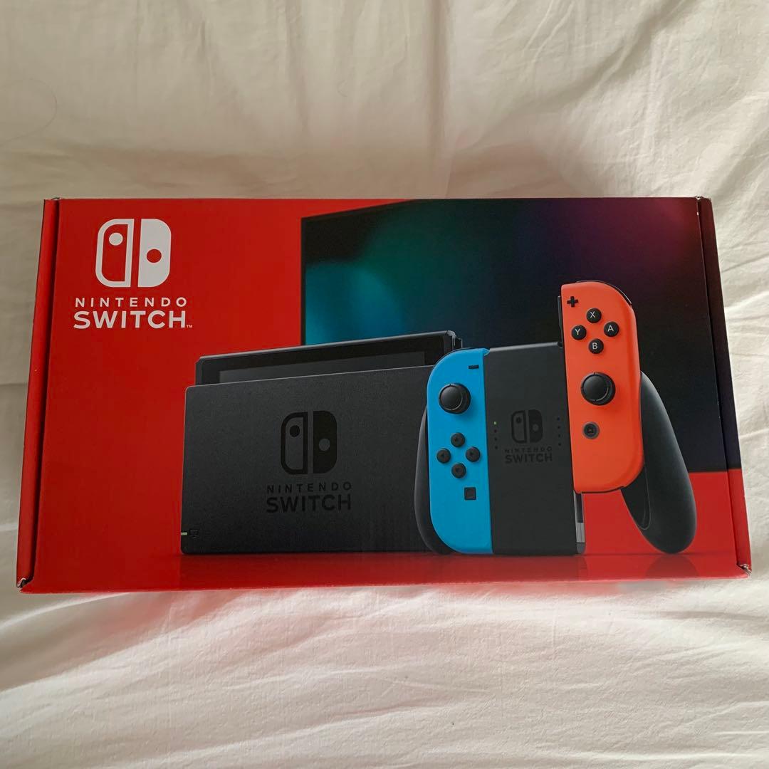 美品/箱ありNintendo Switch 本体 赤/青 Joy-con付