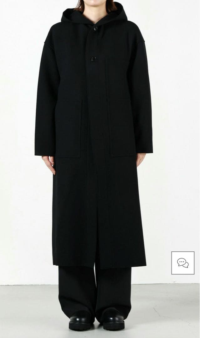 HYKE フーデッドロングコート サイズ2