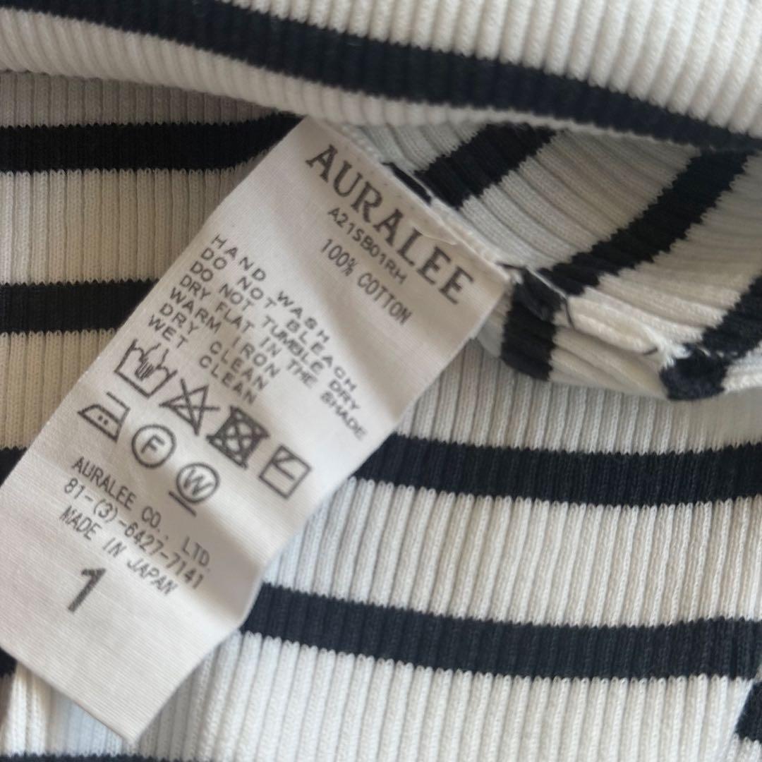 【美品✨】AURALEE × RonHerman 別注 ギザボート 白黒