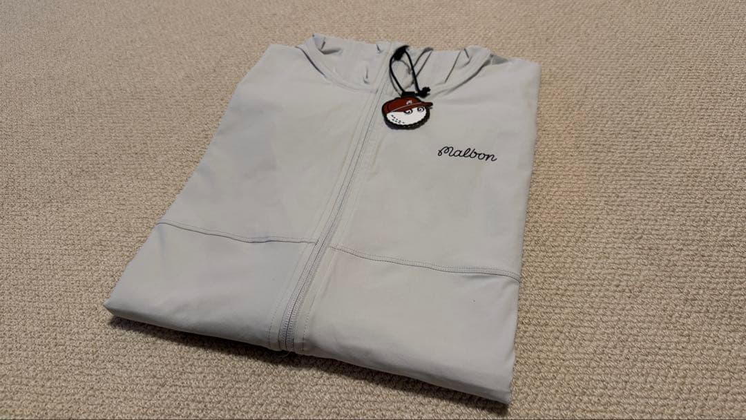 Malbon フード付きジャケット ライトグレー