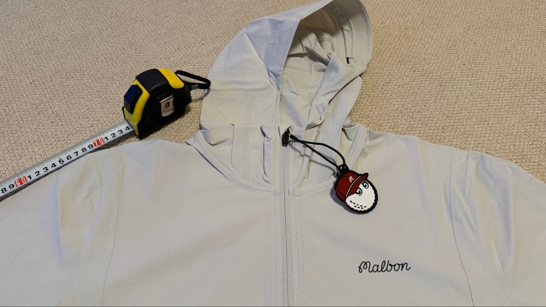 Malbon フード付きジャケット ライトグレー