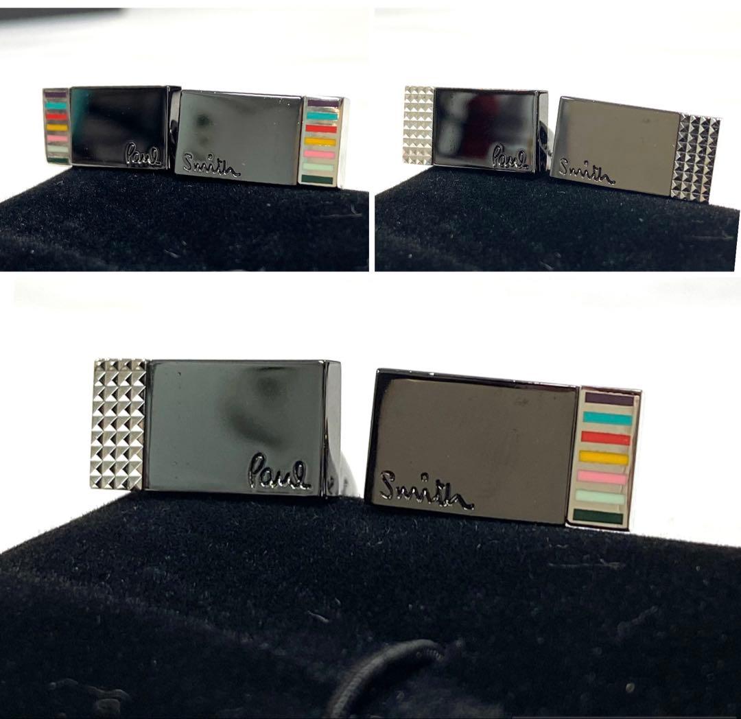 ポールスミス　Paul Smith ストライプ　カフス　ネクタイピン　セット