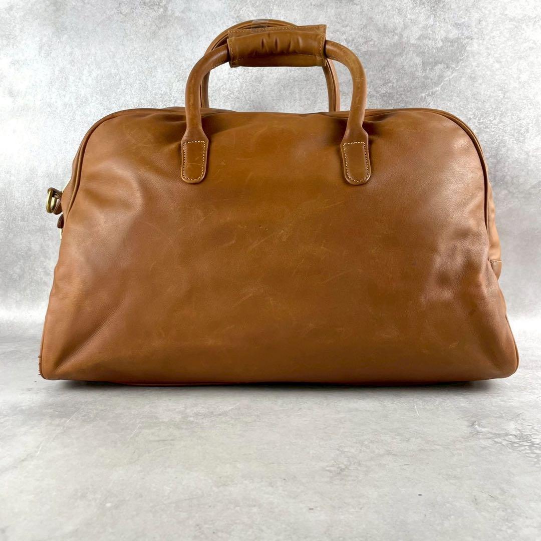 オールドコーチ　ボストンバッグ　ショルダー　2way レザー　ブラウン　USA製