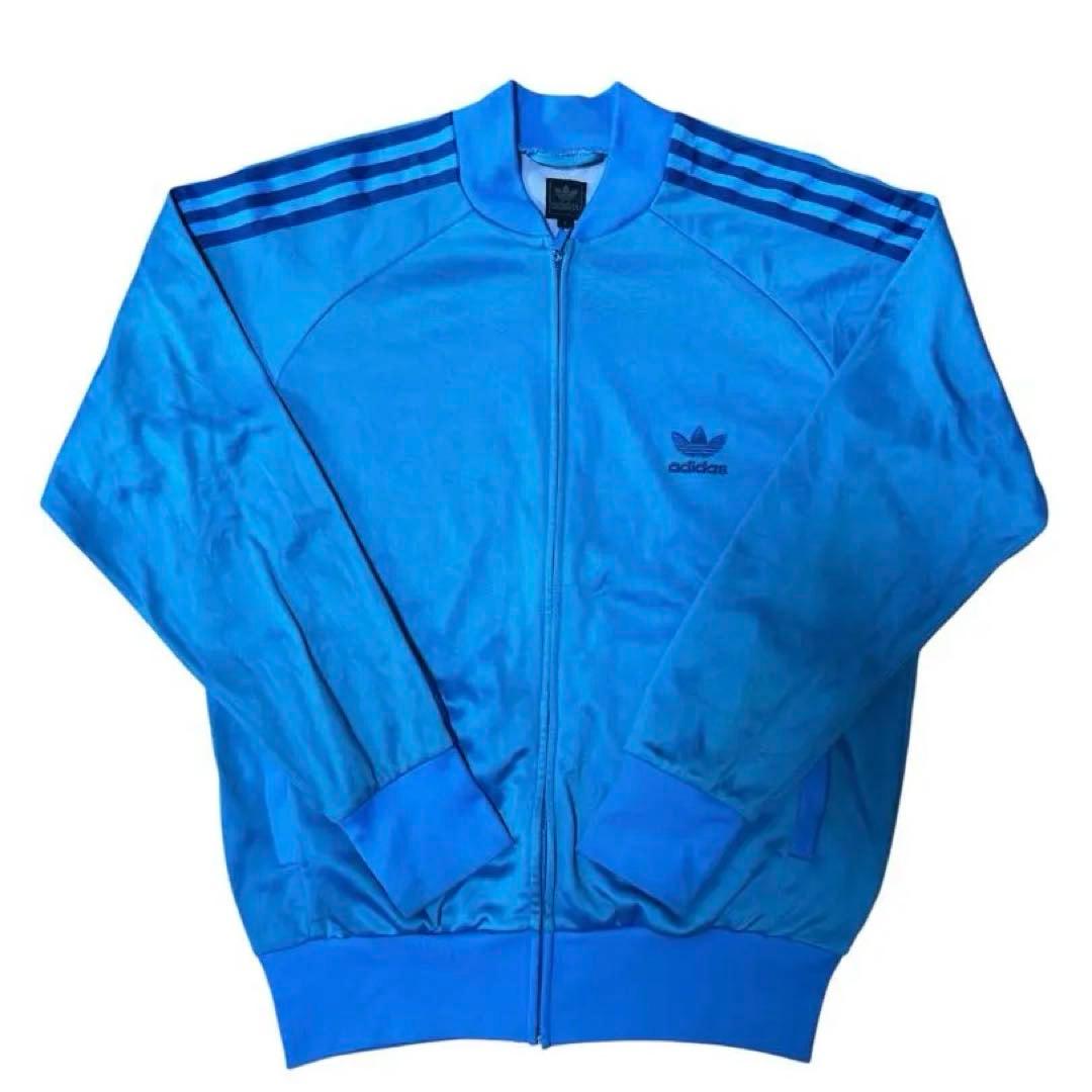 希少カラー 90s〜00s adidas ATP型 トラックジャケット ブルー