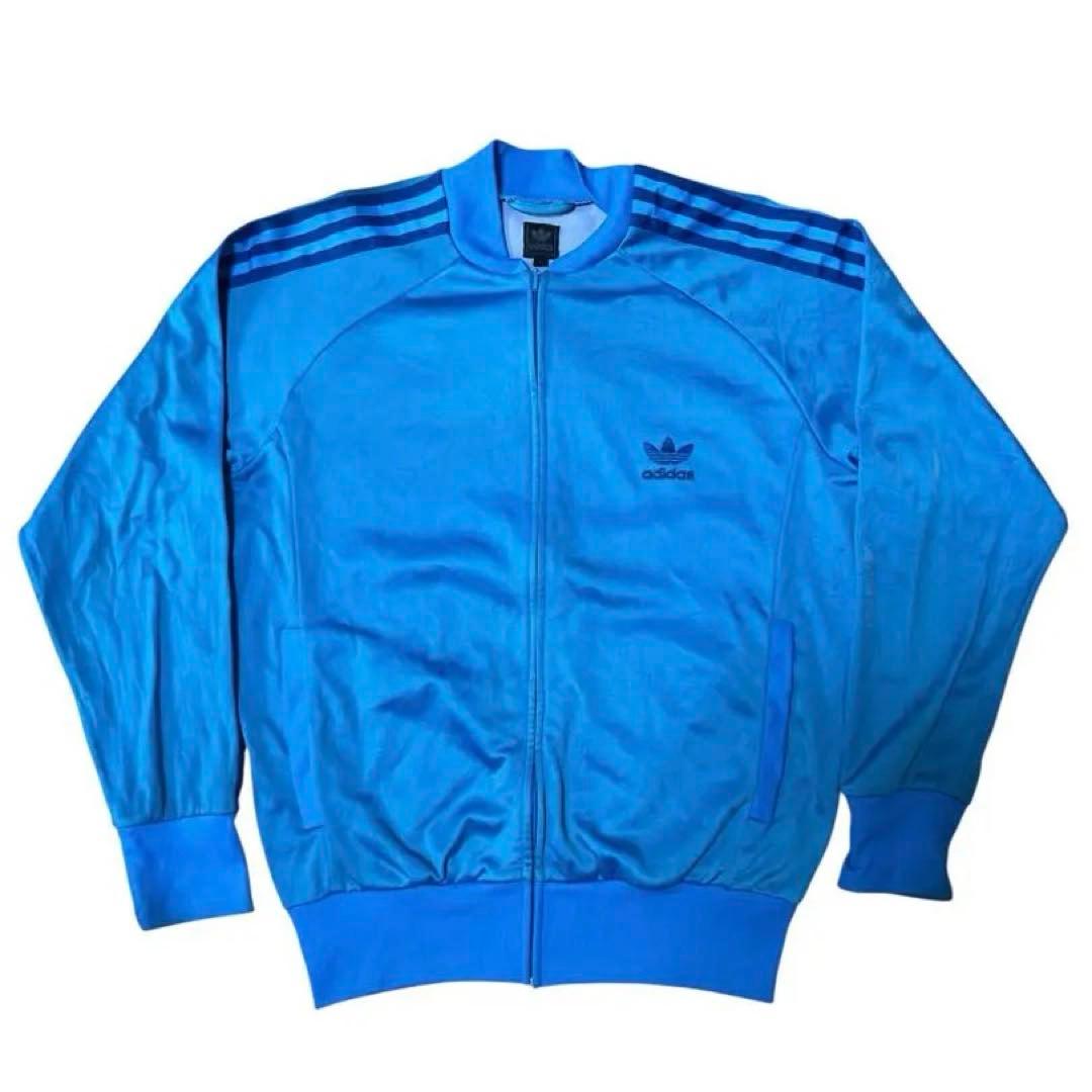 希少カラー 90s〜00s adidas ATP型 トラックジャケット ブルー