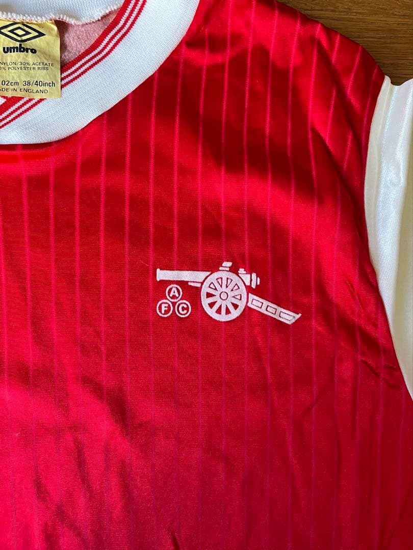 【希少】1980年代 UMBRO製 アーセナル 胸大砲ロゴ