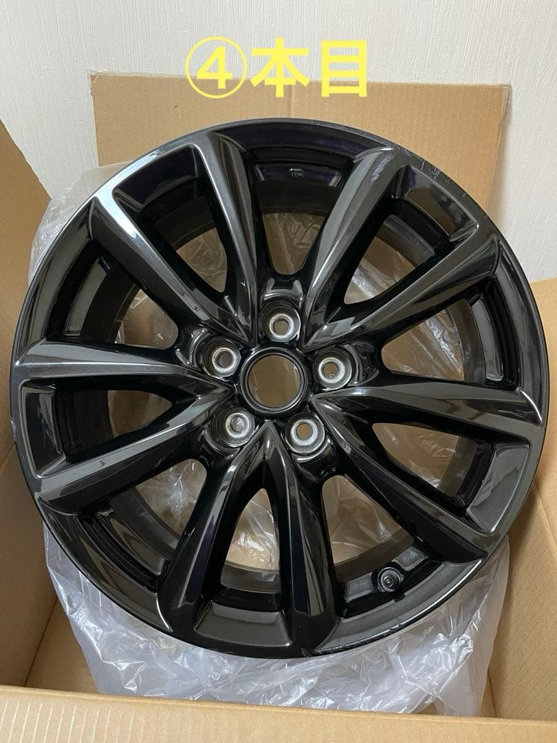 マツダ3 純正ホイール　ブラック　4本セット