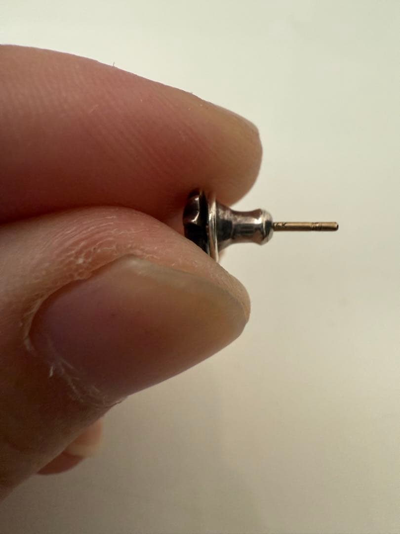 クロムハーツ CHプラススタッドピアスwithダイヤモンド