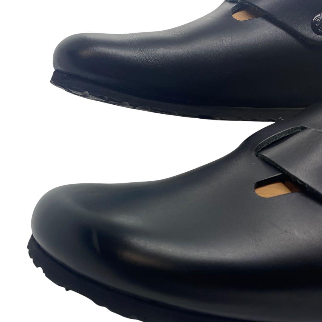 ビルケンシュトック　27cm 42 ボストン Boston レザー 黒 サンダル