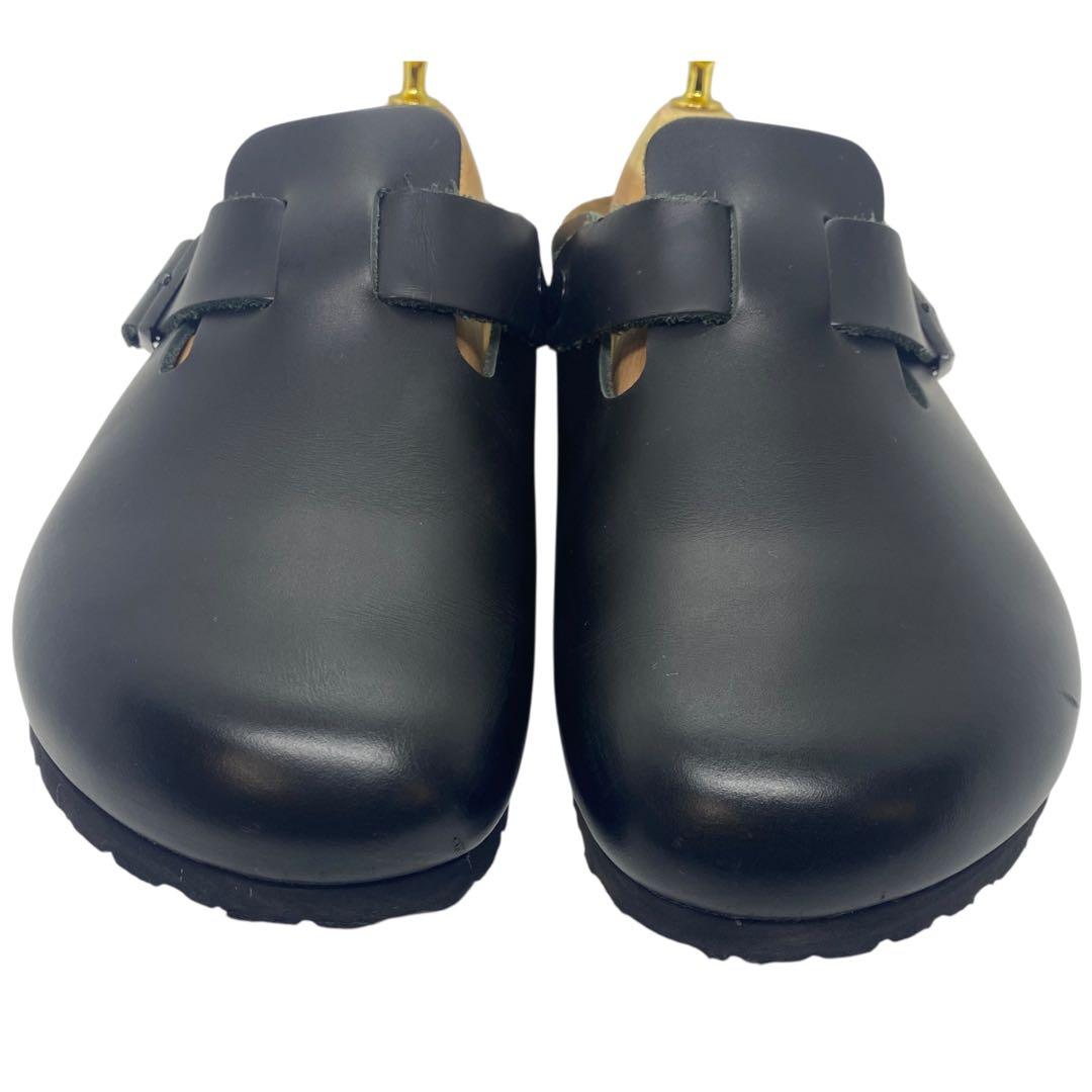 ビルケンシュトック　27cm 42 ボストン Boston レザー 黒 サンダル