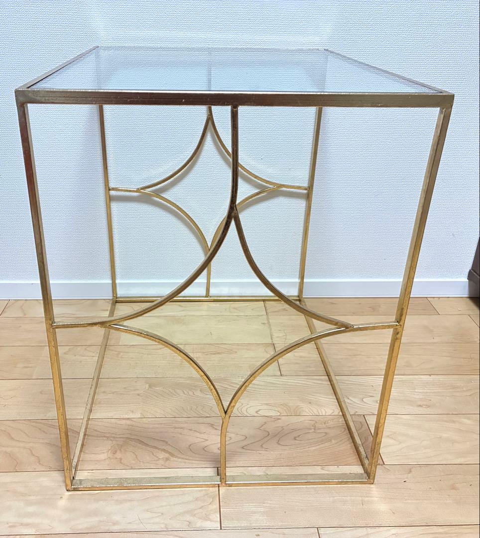 ZARA(ザラホーム) ガラスサイドテーブル