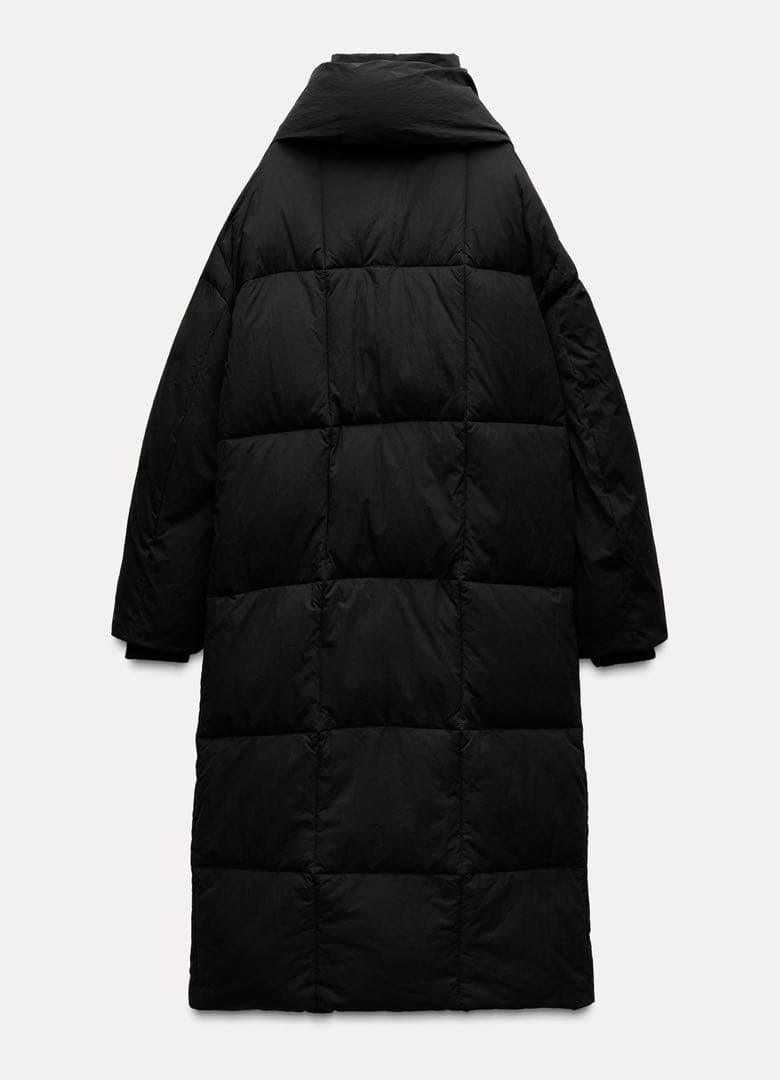 ZARAベンチコートスカーフ付き撥水加工　ZW COLLECTION S