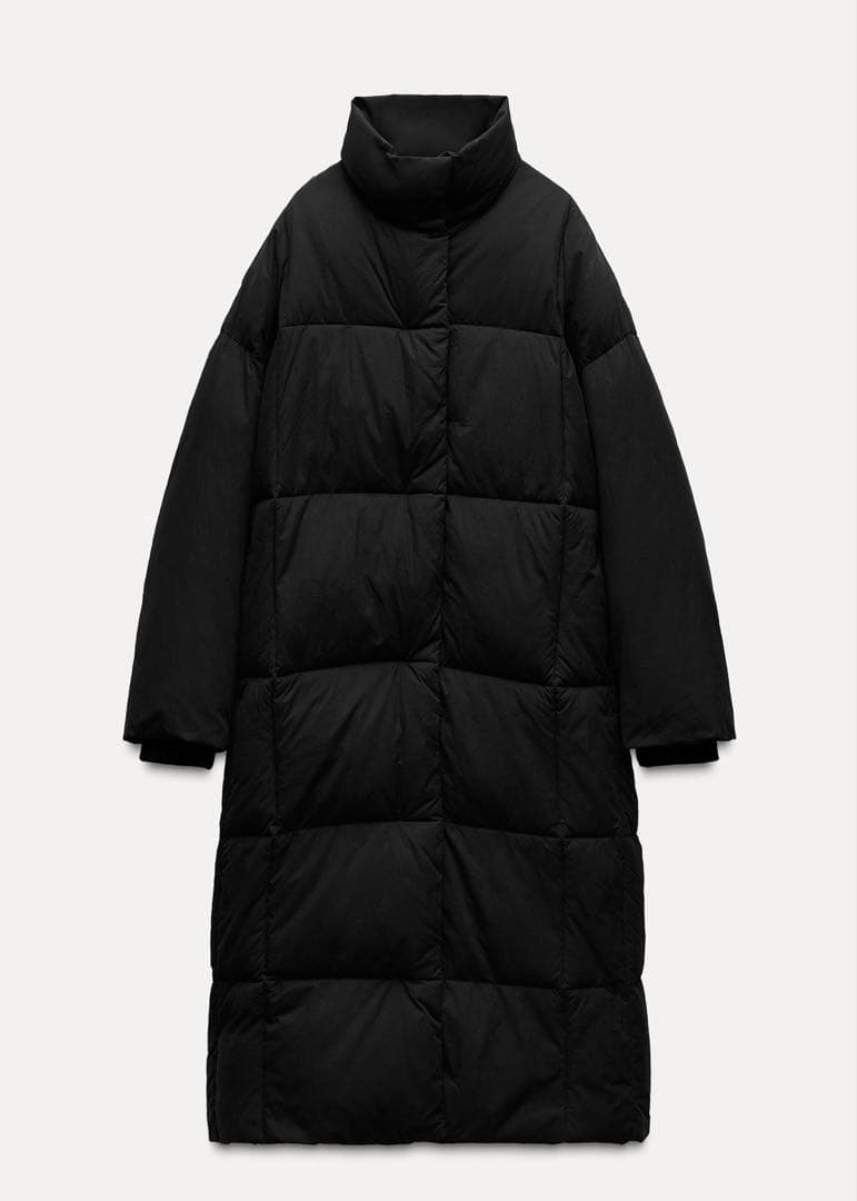 ZARAベンチコートスカーフ付き撥水加工　ZW COLLECTION S