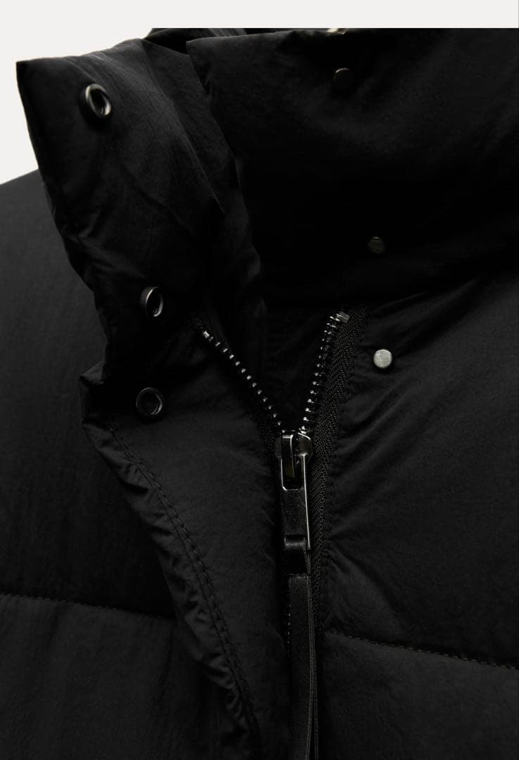 ZARAベンチコートスカーフ付き撥水加工　ZW COLLECTION S