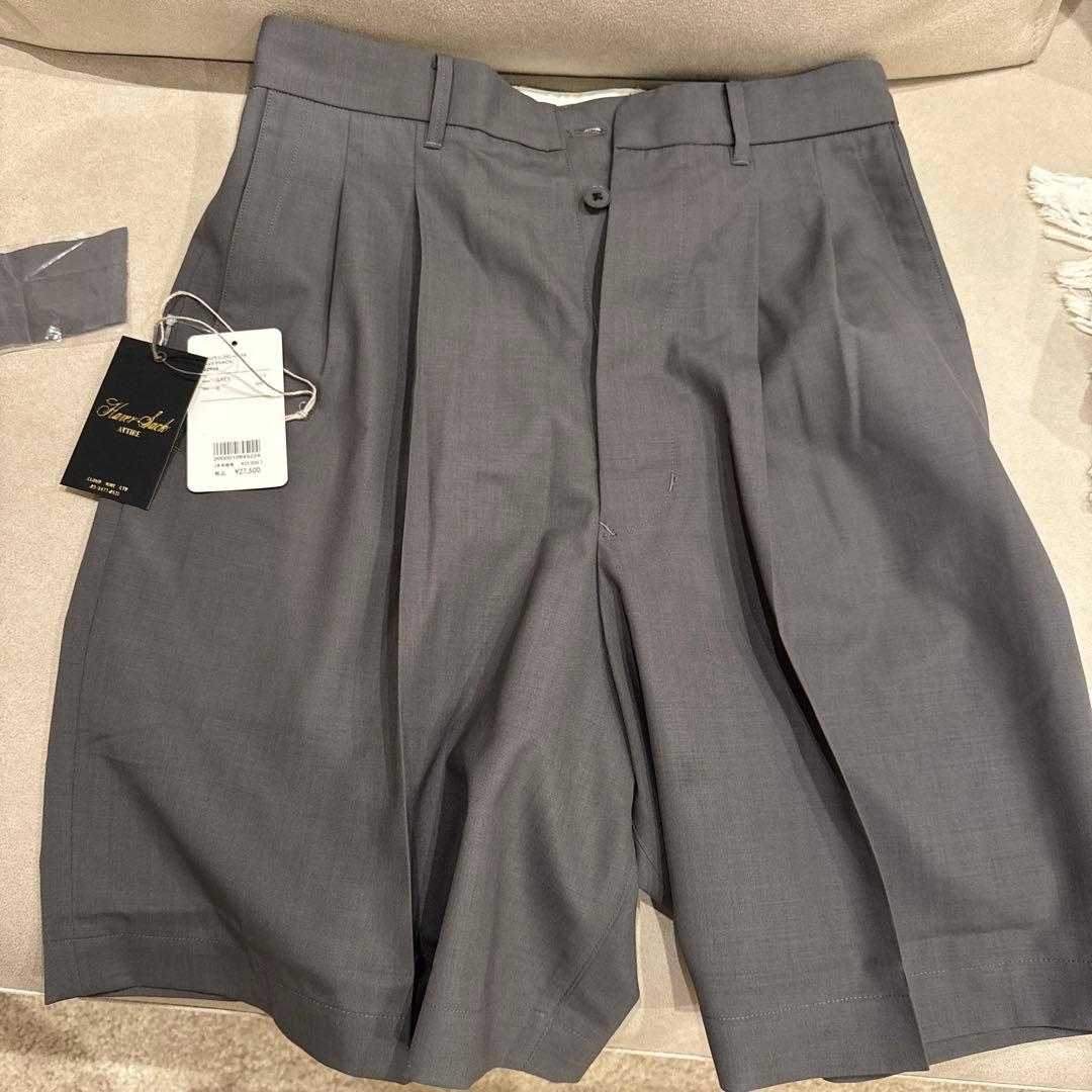 とんかつ！ハバーサック グレー ショートパンツ