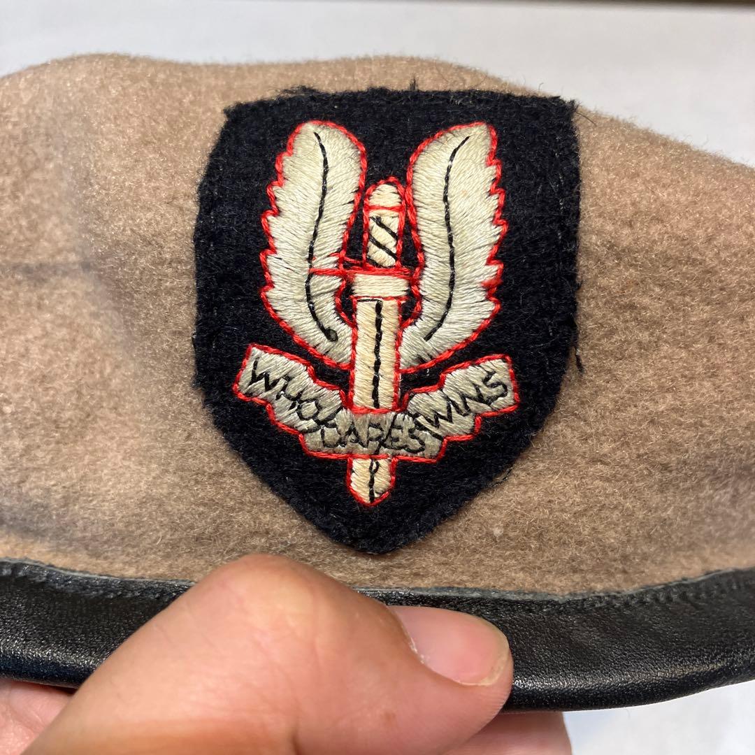 英国製VINTAGE KANGOL× BRITISH ARMY SAS ベレー帽