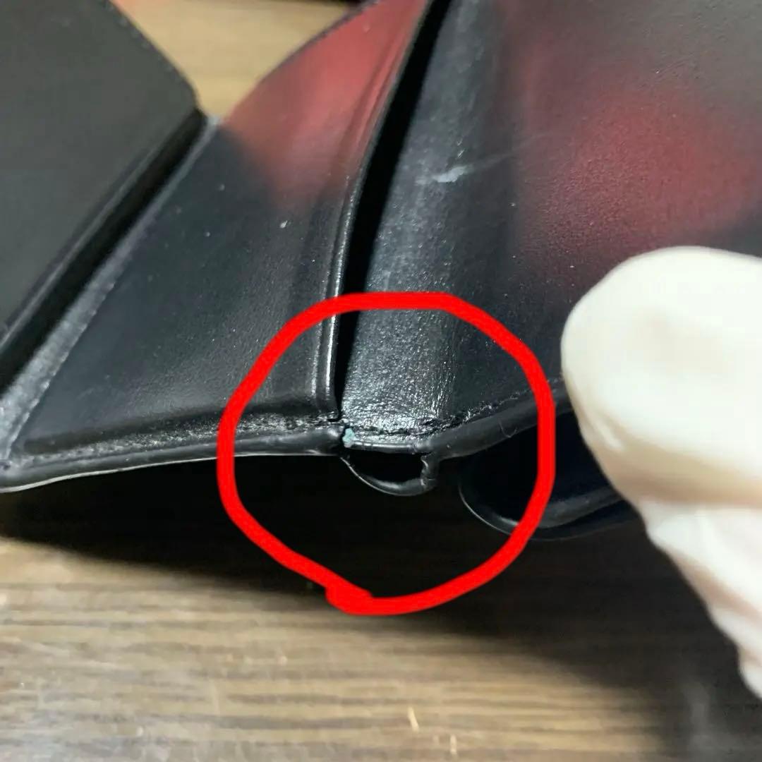 DIESEL ディーゼル　三つ折り財布 黒　箱付き