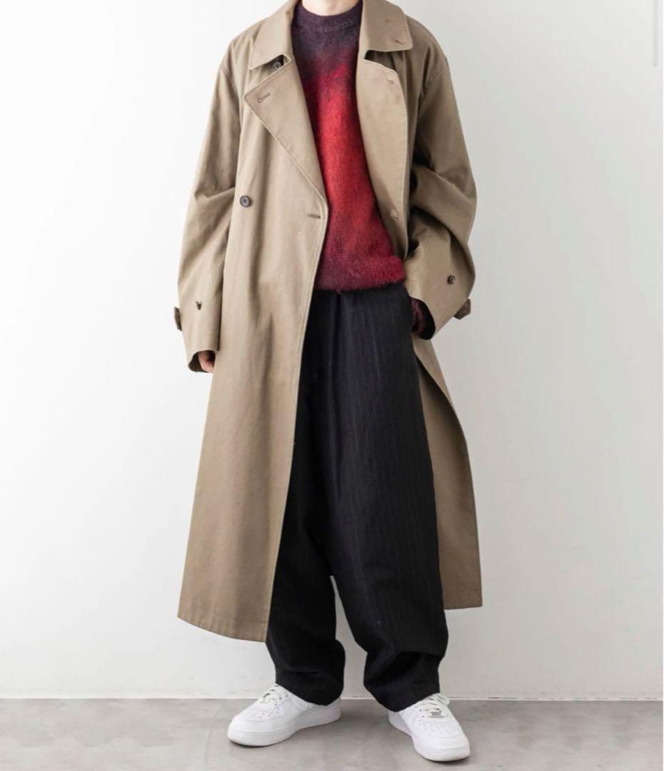 ジャケット・アウター stein23ss/OVERSIZED DOUBLE BREASTED COAT