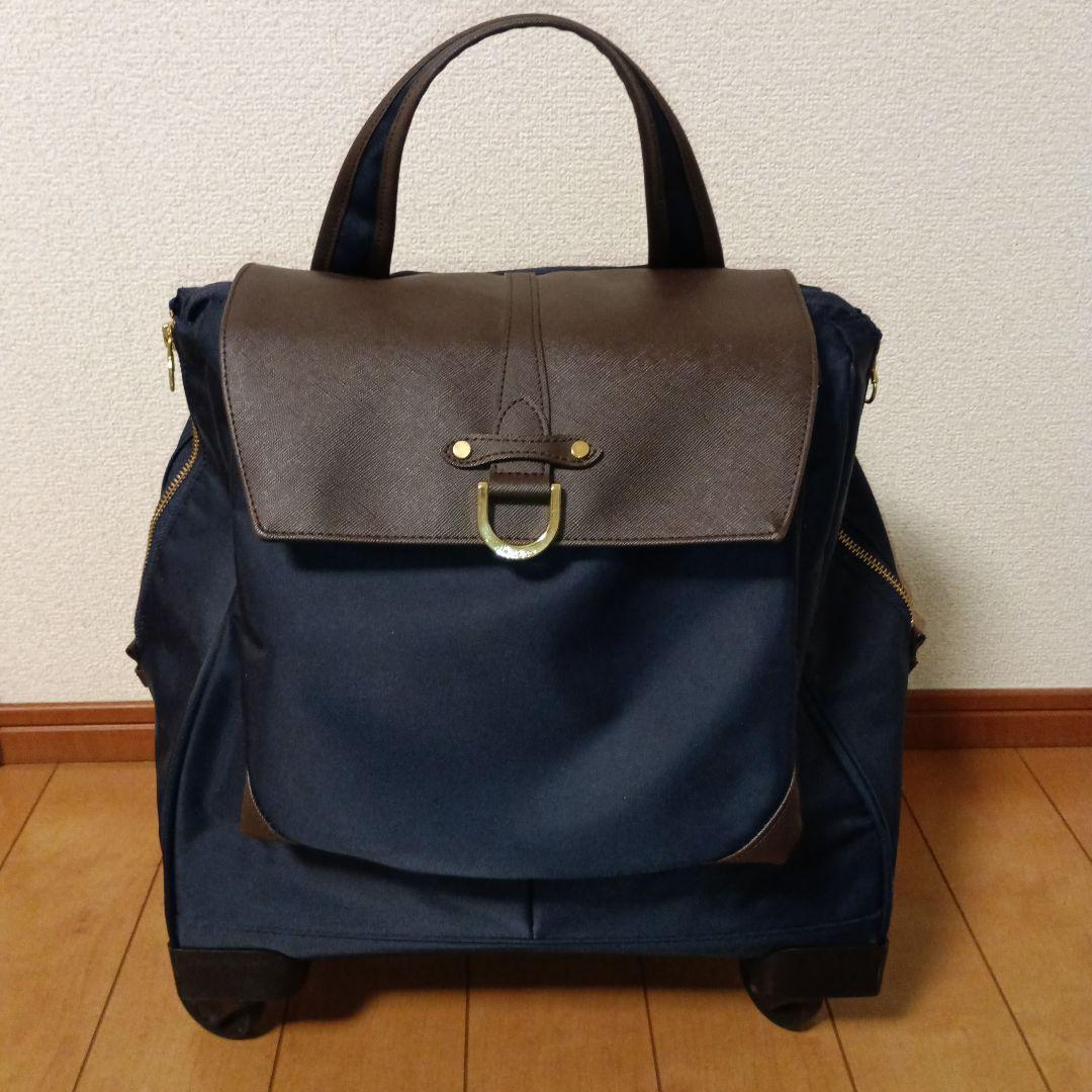 カナナプロジェクト キャリーバッグ ネイビー 軽量 機内持ち込み可 レディース