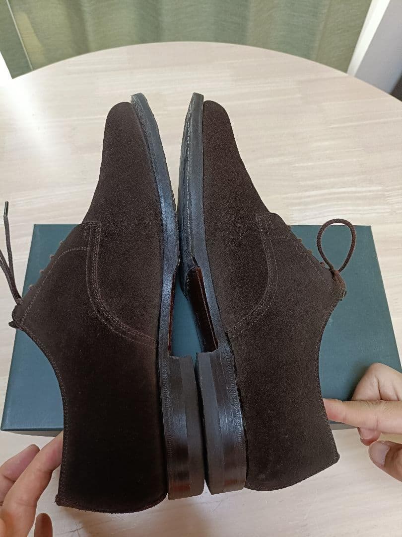 【美品】SCOTCH GRAIN 5394 ブラウンスエード 25.5 EEE