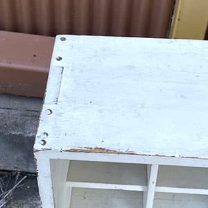 ビンテージ　レターケース　陳列棚　サイドボード　店舗家具　フレンチシャビィ