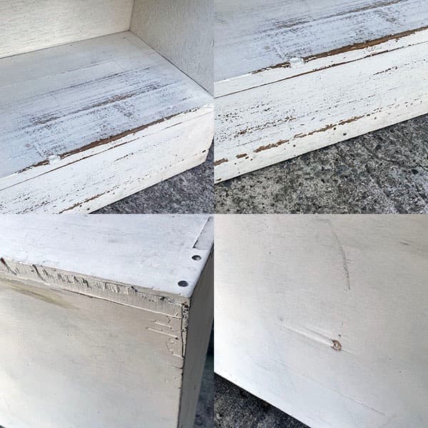 ビンテージ　レターケース　陳列棚　サイドボード　店舗家具　フレンチシャビィ