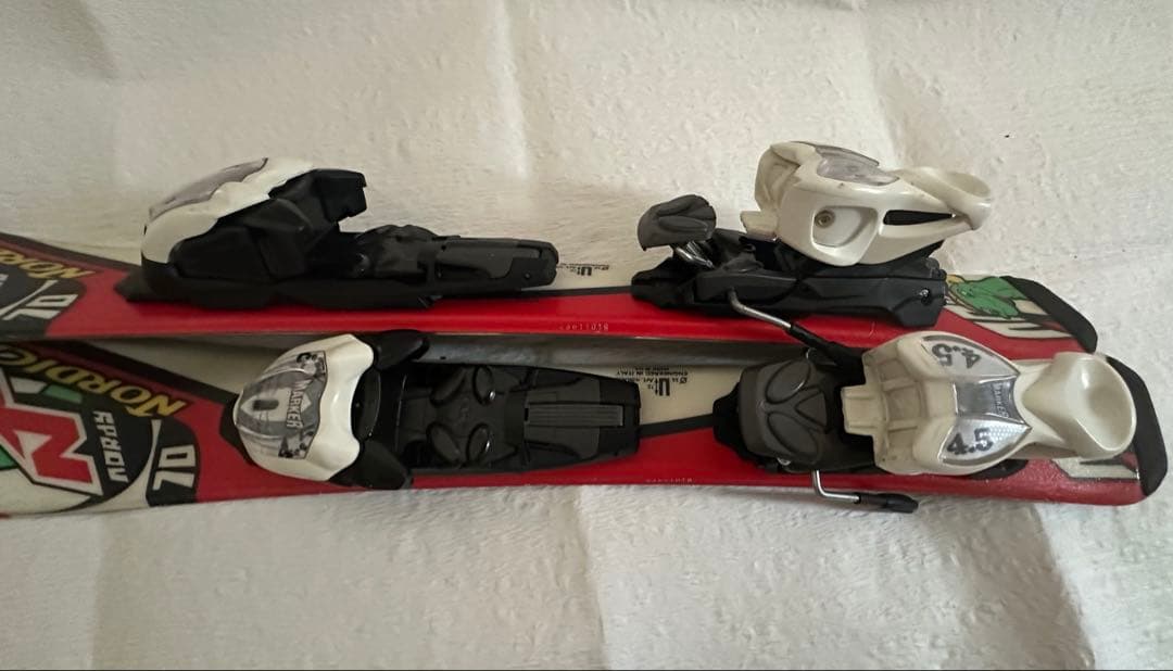 美品Nordica Ninja 97 ㎝スキー、靴セット17.5㎝　ワックス済