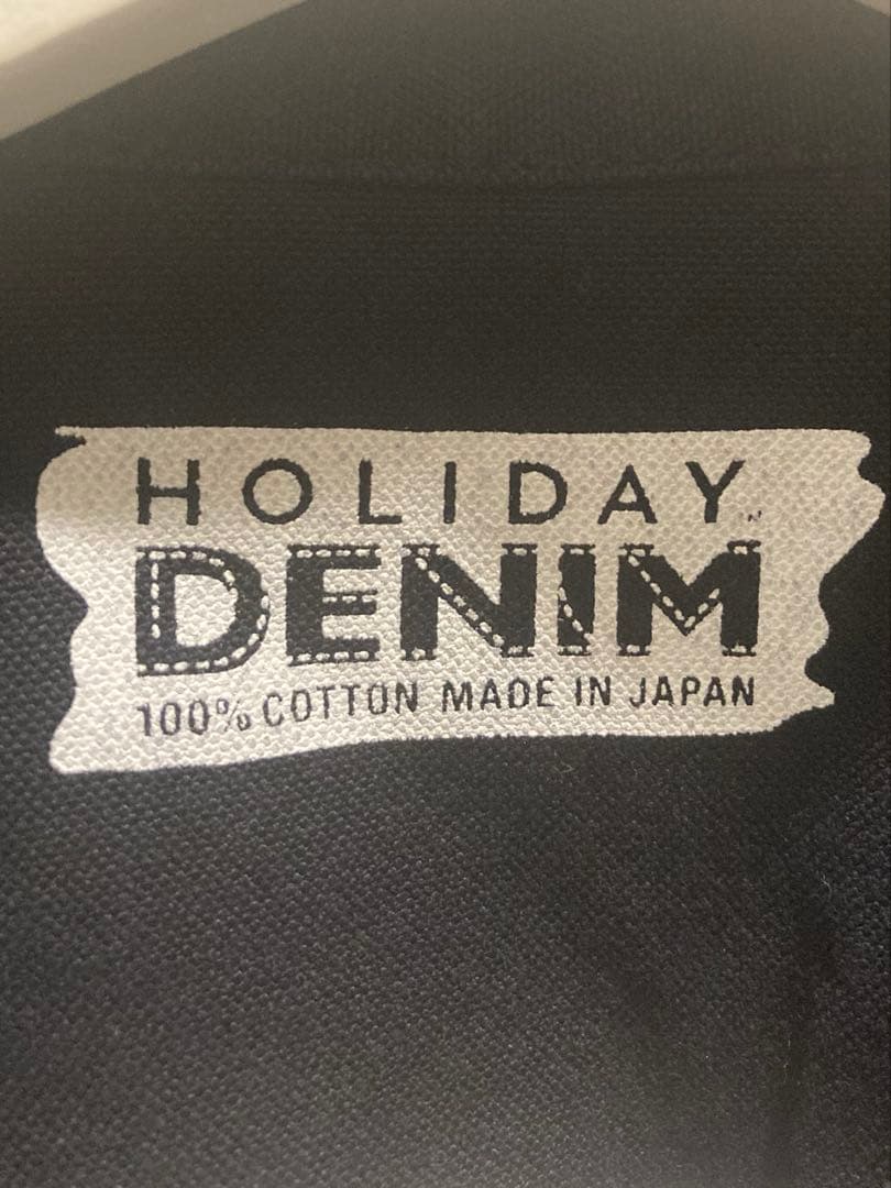 HOLIDAY タグ付き　フリル付きデニムジャケット