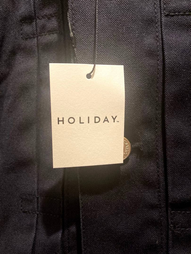 HOLIDAY タグ付き　フリル付きデニムジャケット