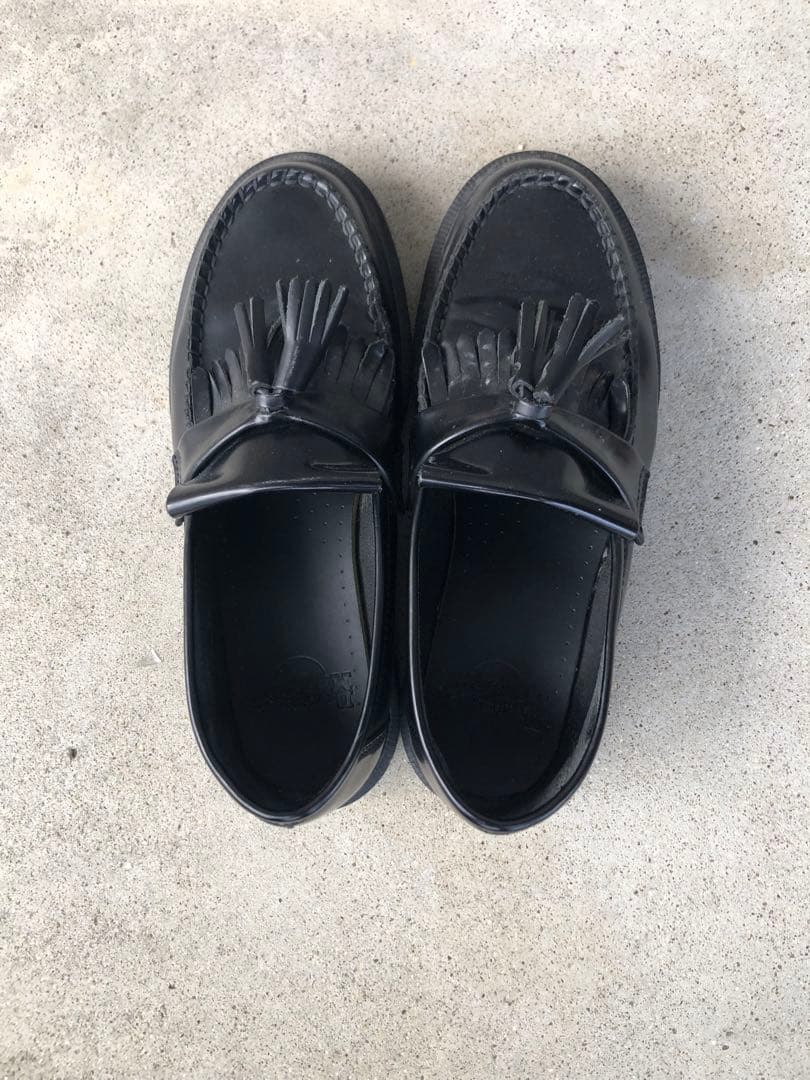 ドクターマーチン　ADRIAN MONO　タッセルローファー　UK7 黒