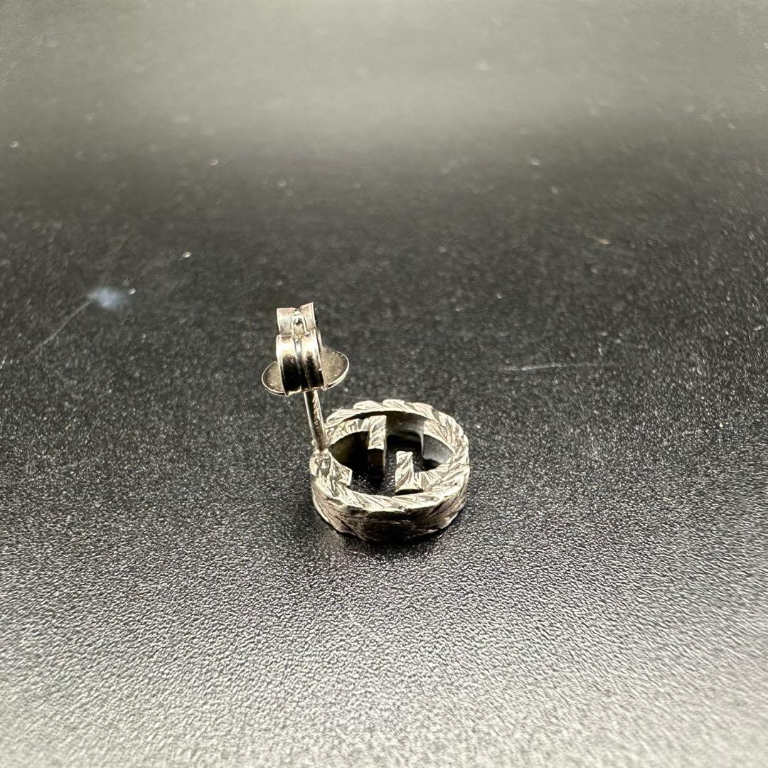 極美品✨　GUCCI　ピアス　アラベスク　ロゴ　刻印　787