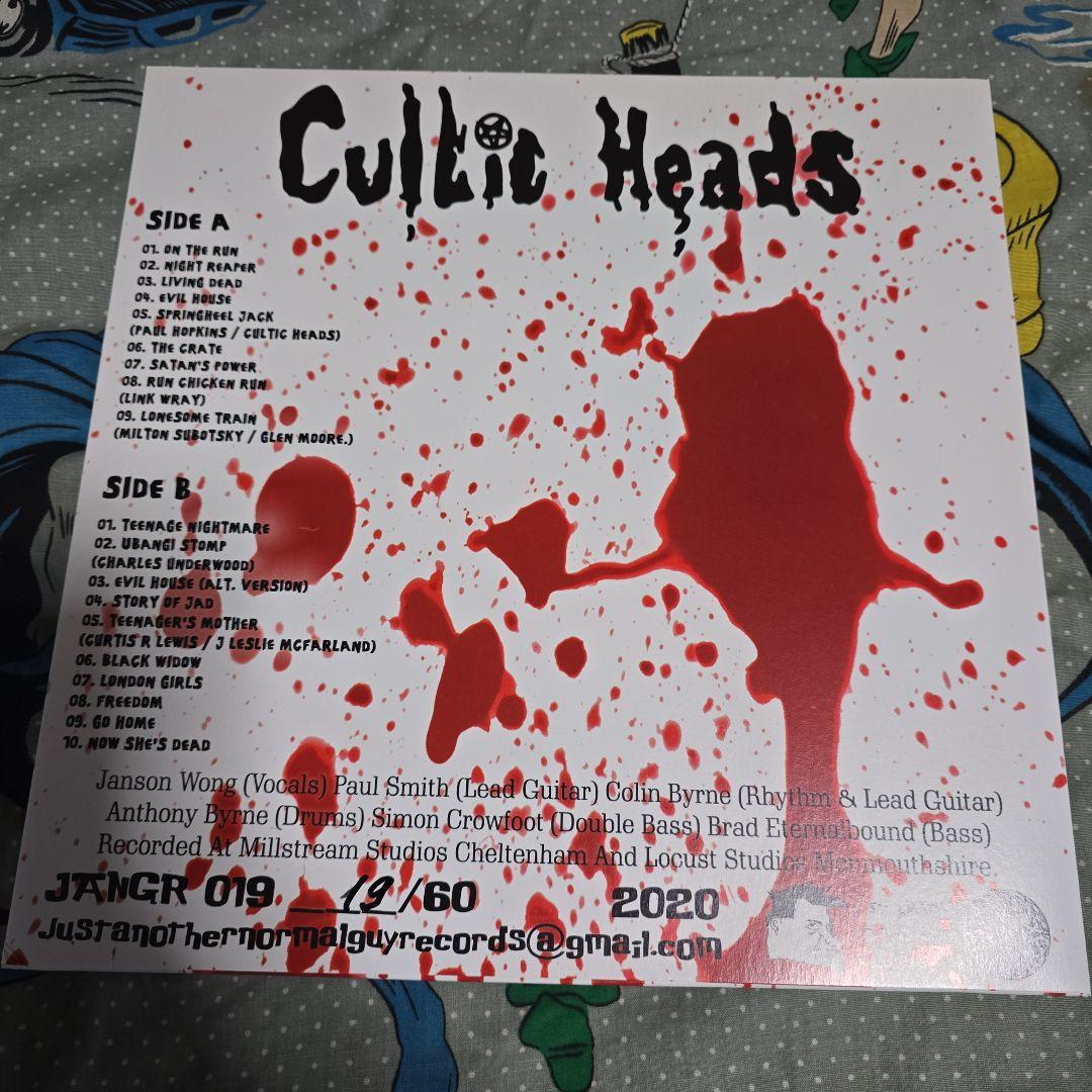CULTIC HEADS 60プレスジャケ　サイコビリー　　ネオロカビリー