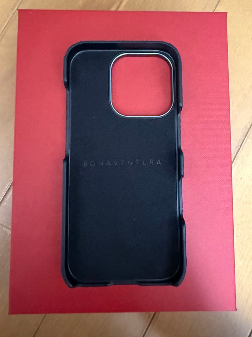 新品 BONAVENTURA iPhone16Proケース ブラック