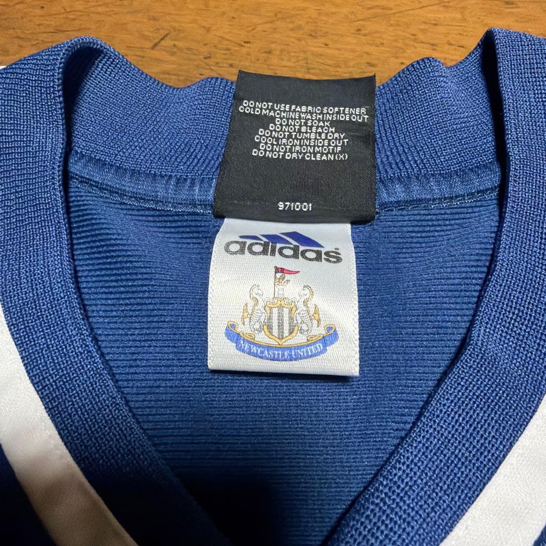 ●アディダス●ニューカッスル●ゲームシャツ●ユニ●ntl:●UK製●レア！