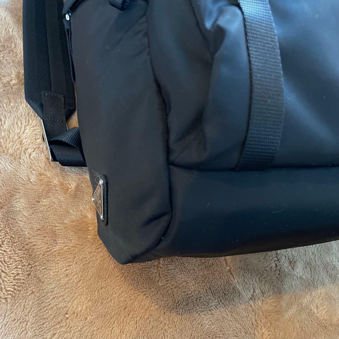 未使用級/RFID認証　プラダ　バックパック　2VZ062 テスートブラック