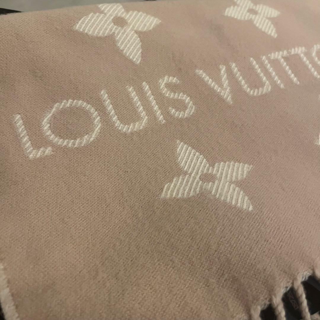 【正規品】ルイヴィトン　マフラー　ベージュローズ