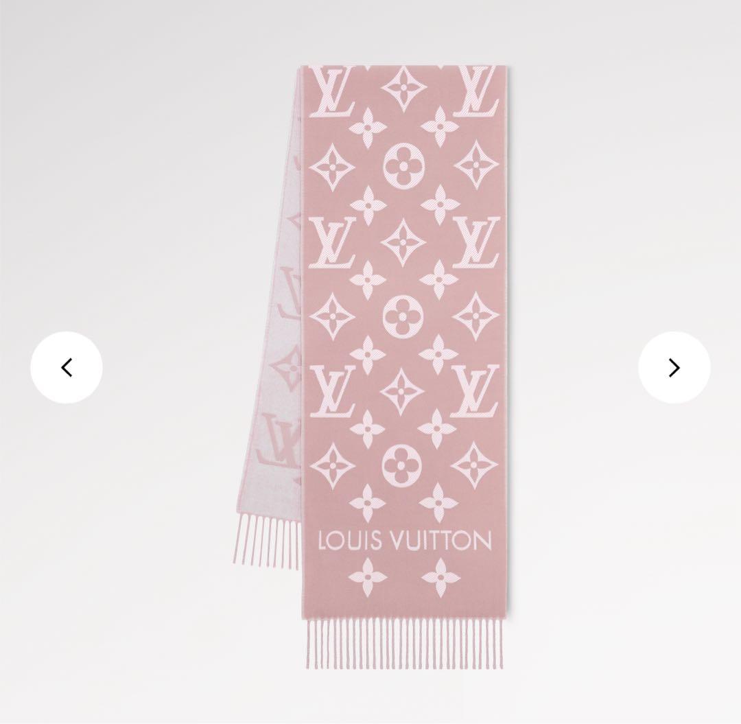 【正規品】ルイヴィトン　マフラー　ベージュローズ