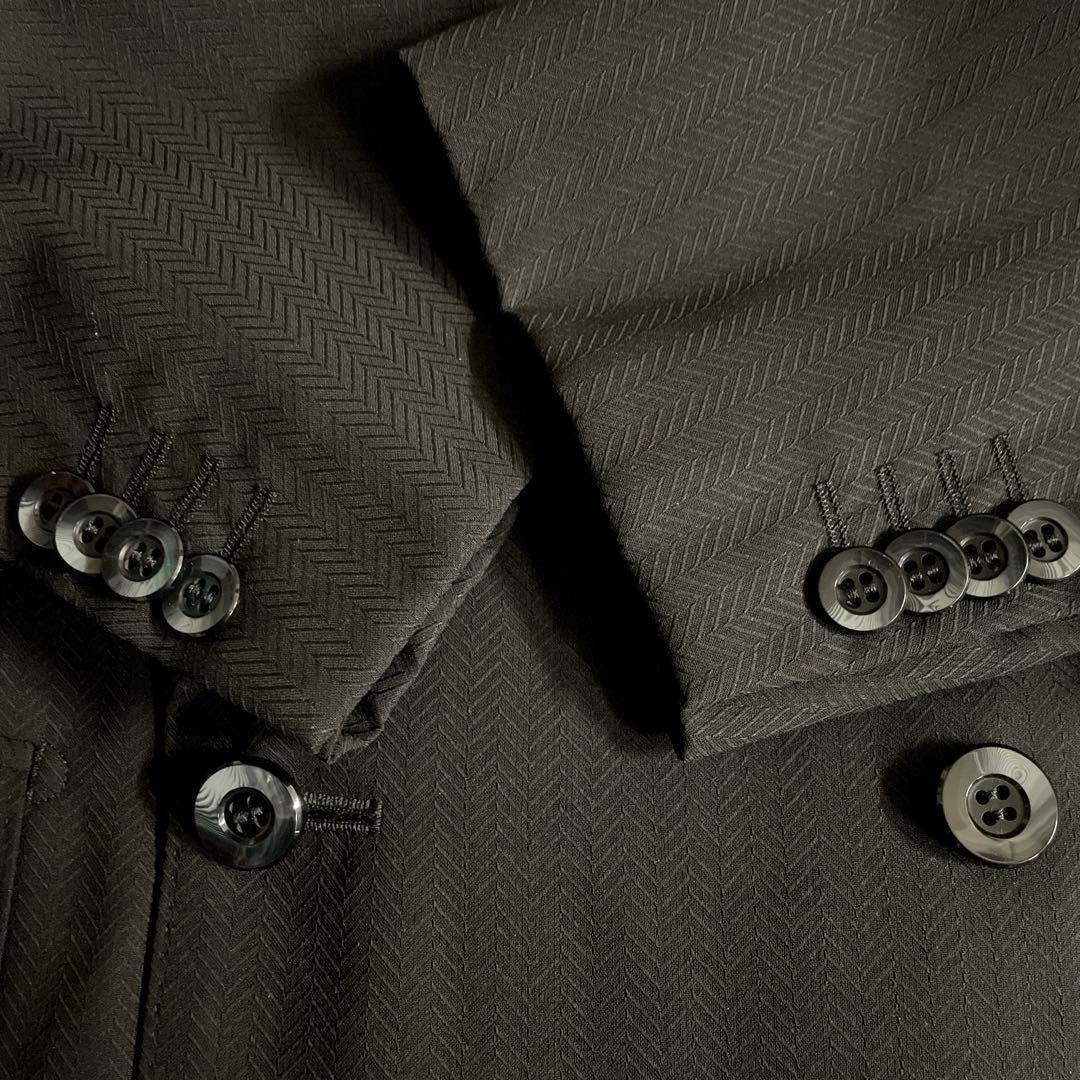 極美品 極上ウール Christian Dior ネクタイ 蛇柄 ダブルスーツ