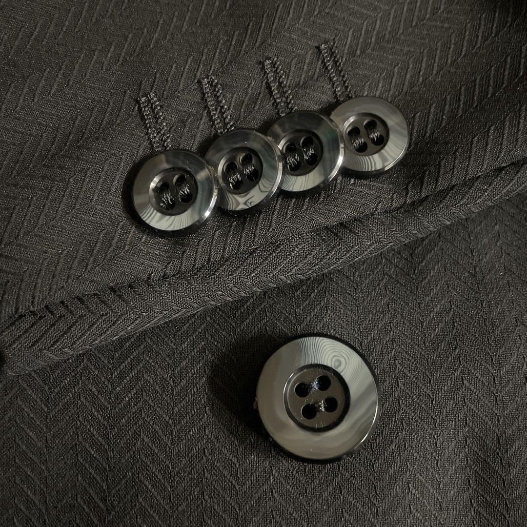 極美品 極上ウール Christian Dior ネクタイ 蛇柄 ダブルスーツ