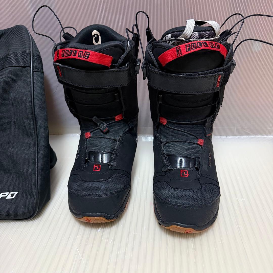 送料無料　ディーラックス　スノーボードブーツ ID 25.5cm ケース付き