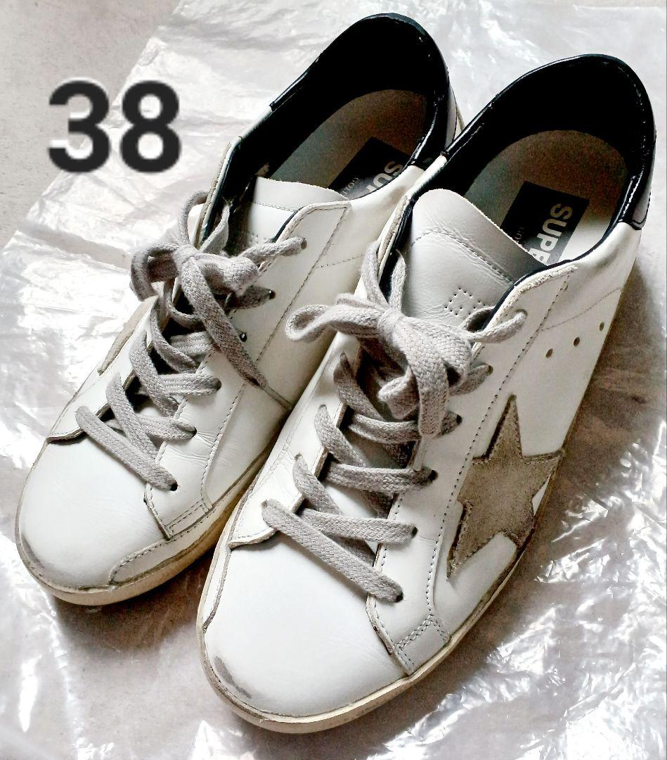 SAKE！ ゴールデングース　スーパースター　スニーカー　38