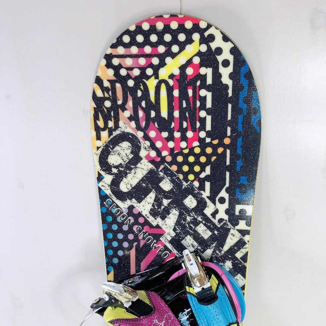 SPOON 149cm スノーボード ZUMA 3点セット