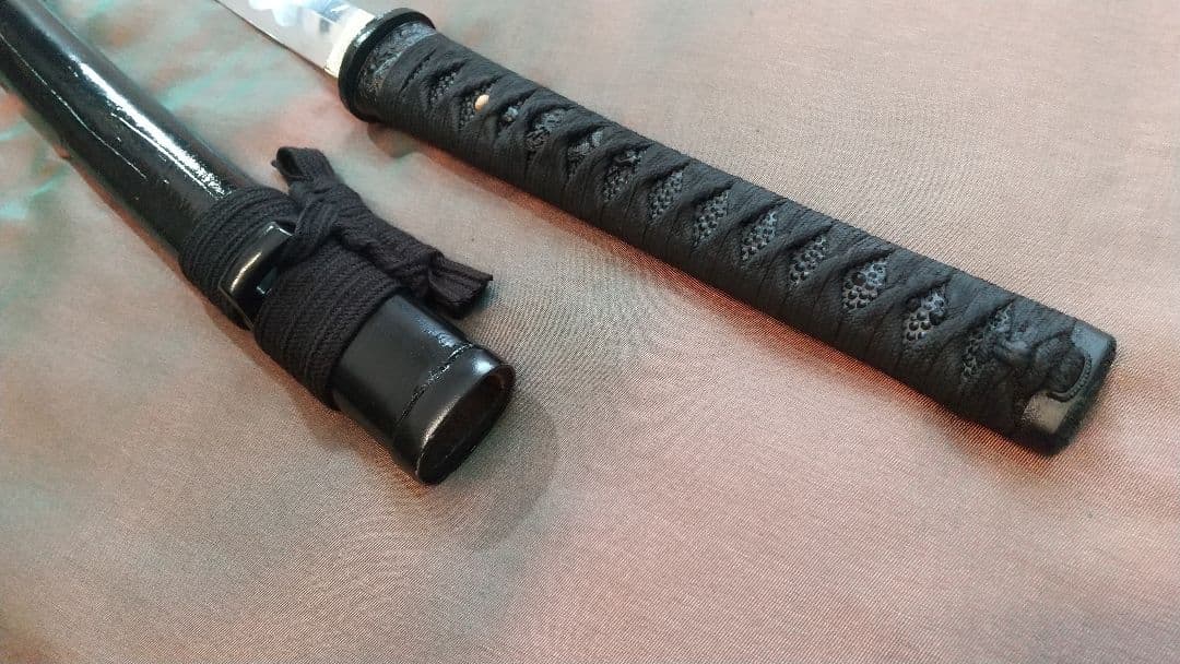 【鐺・責金】模造刀 小太刀 長脇差 模擬刀 軽量アルミ刀身 拵え 鍔 刀