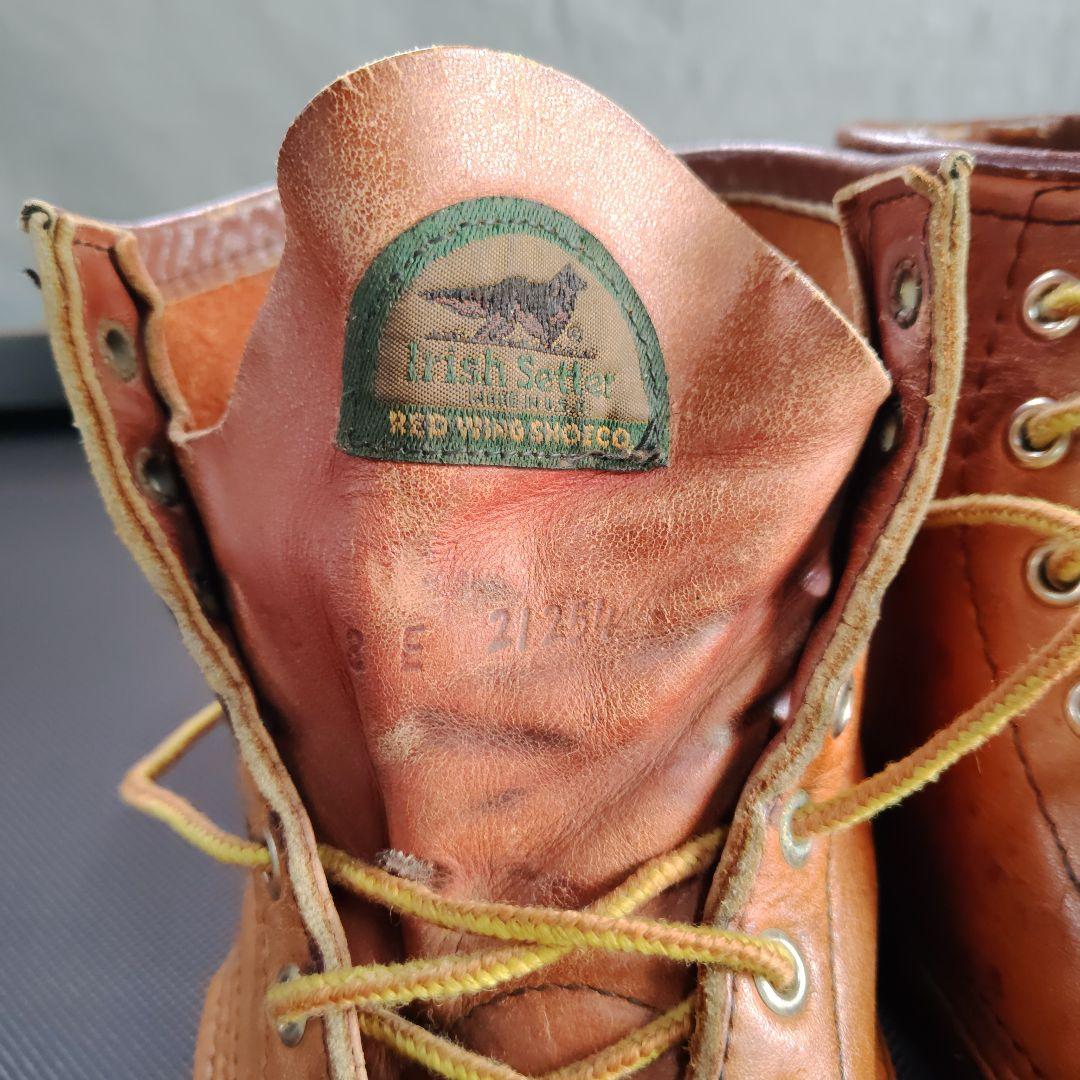 レッドウィング アイリッシュセッター 半円犬タグ ビブラムソール